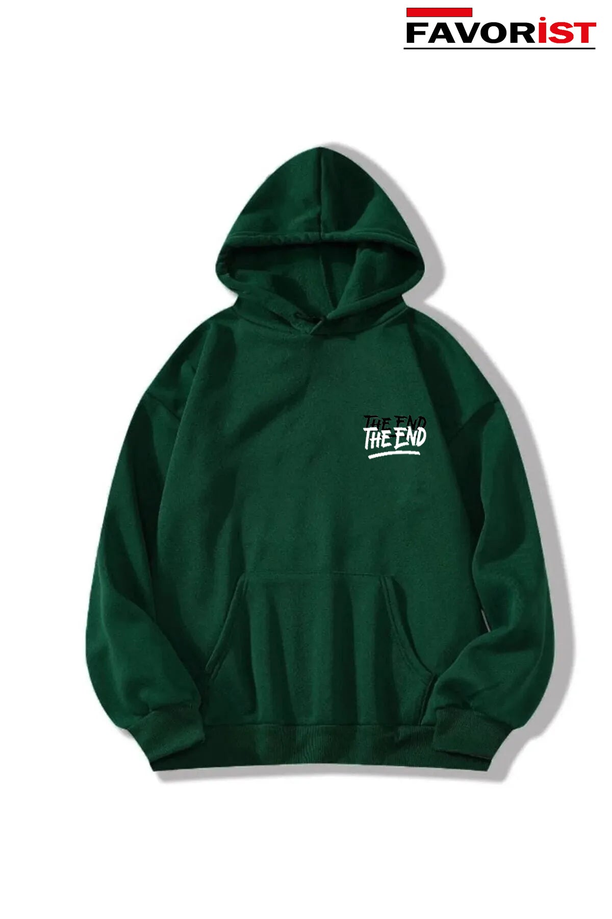 Baskılı Unisex Kapüşonlu Sweatshirt