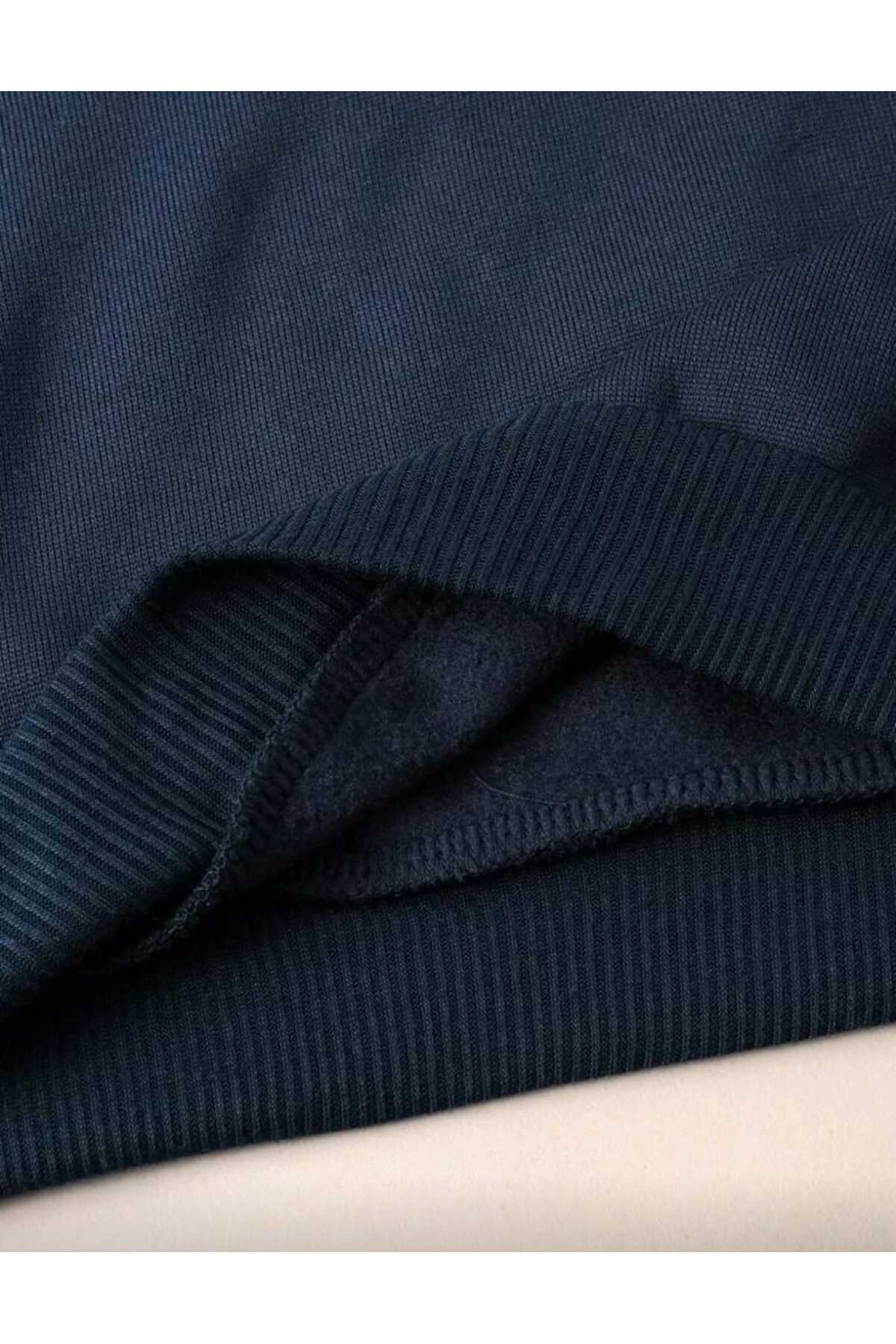 Fermuarlı Kalın Kışlık Şardonlu Unisex Sweatshirt
