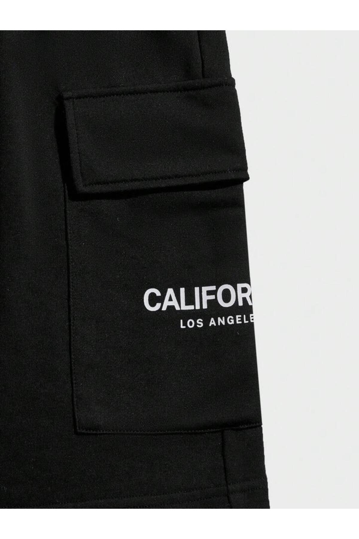 CL Baskılı Kargo Cep Unisex ŞORT