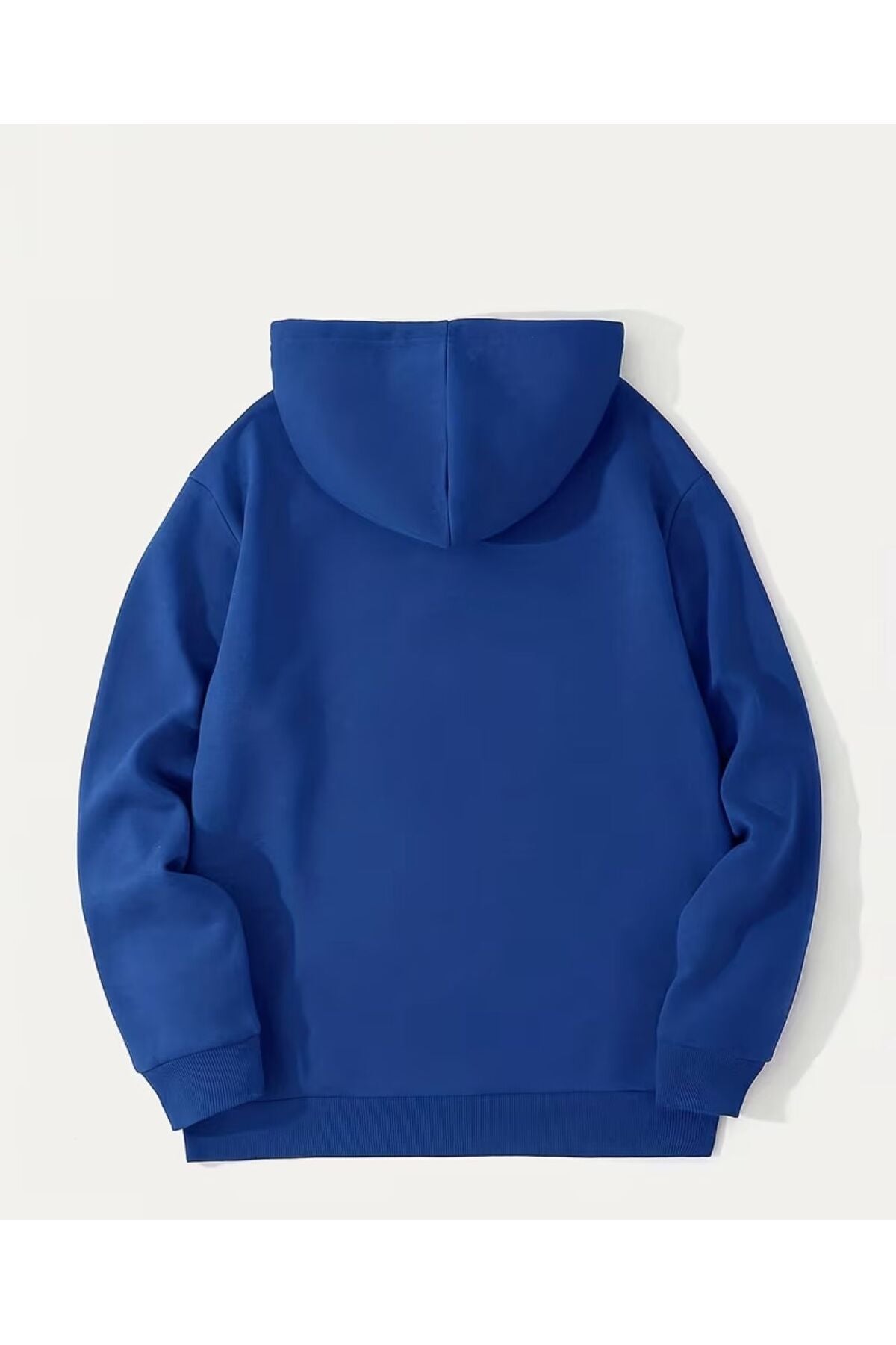 ERKEK KAPÜŞONLU DÜZ BASKISIZ SWEATSHİRT