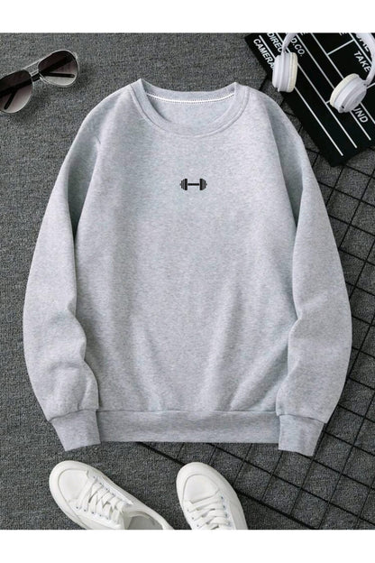 Gym Dumbell Sweatshirt Sport