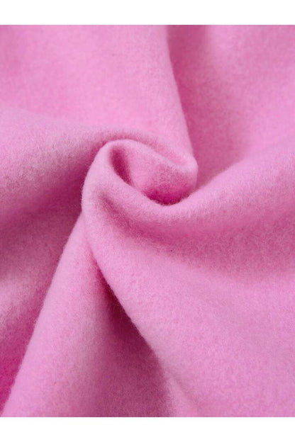 Cep Çiçek Baskılı Kapşonlu Sweatshirt Oversize Geniş Kalıp