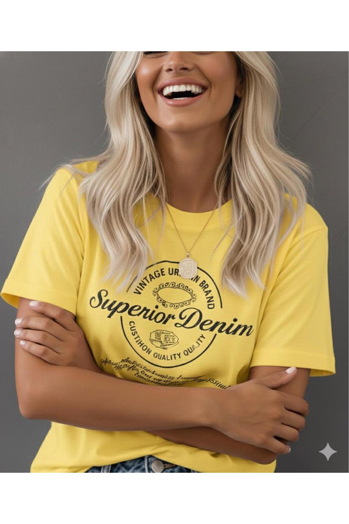 Superior Denim Baskılı T-SHİRT