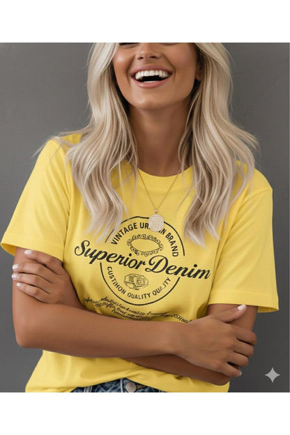 Superior Denim Baskılı T-SHİRT