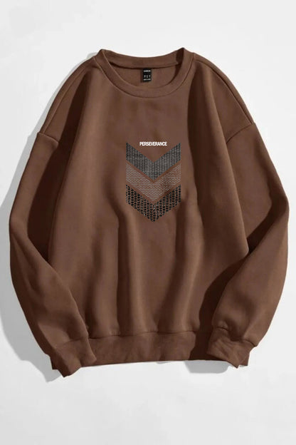 Perse Baskılı Regular Unisex  Sweatshirt