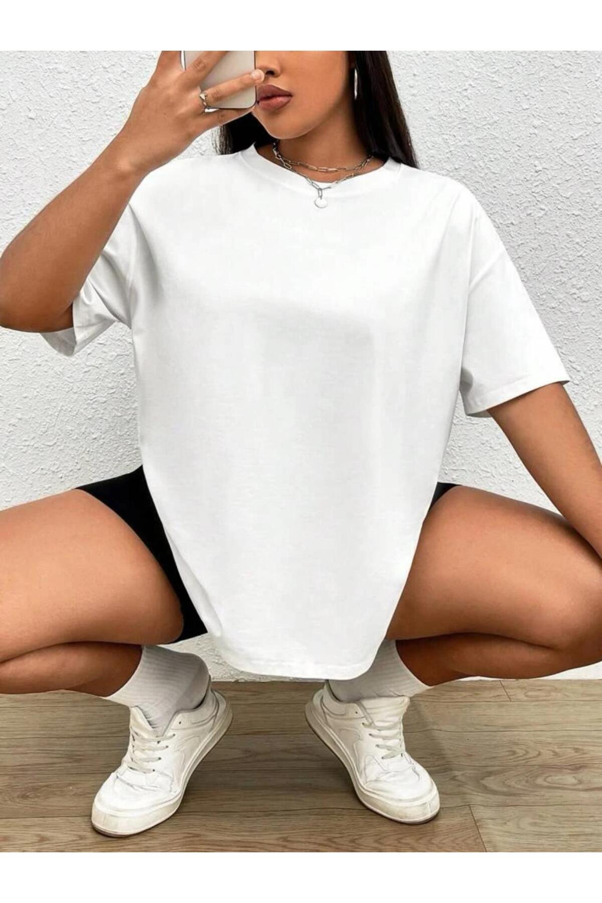 Büyük Beden Geniş Kalıp  Tshirt Serisi ( OVERSİZE-CURVE )Unisex