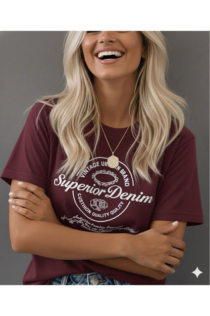 Superior Denim Baskılı T-SHİRT