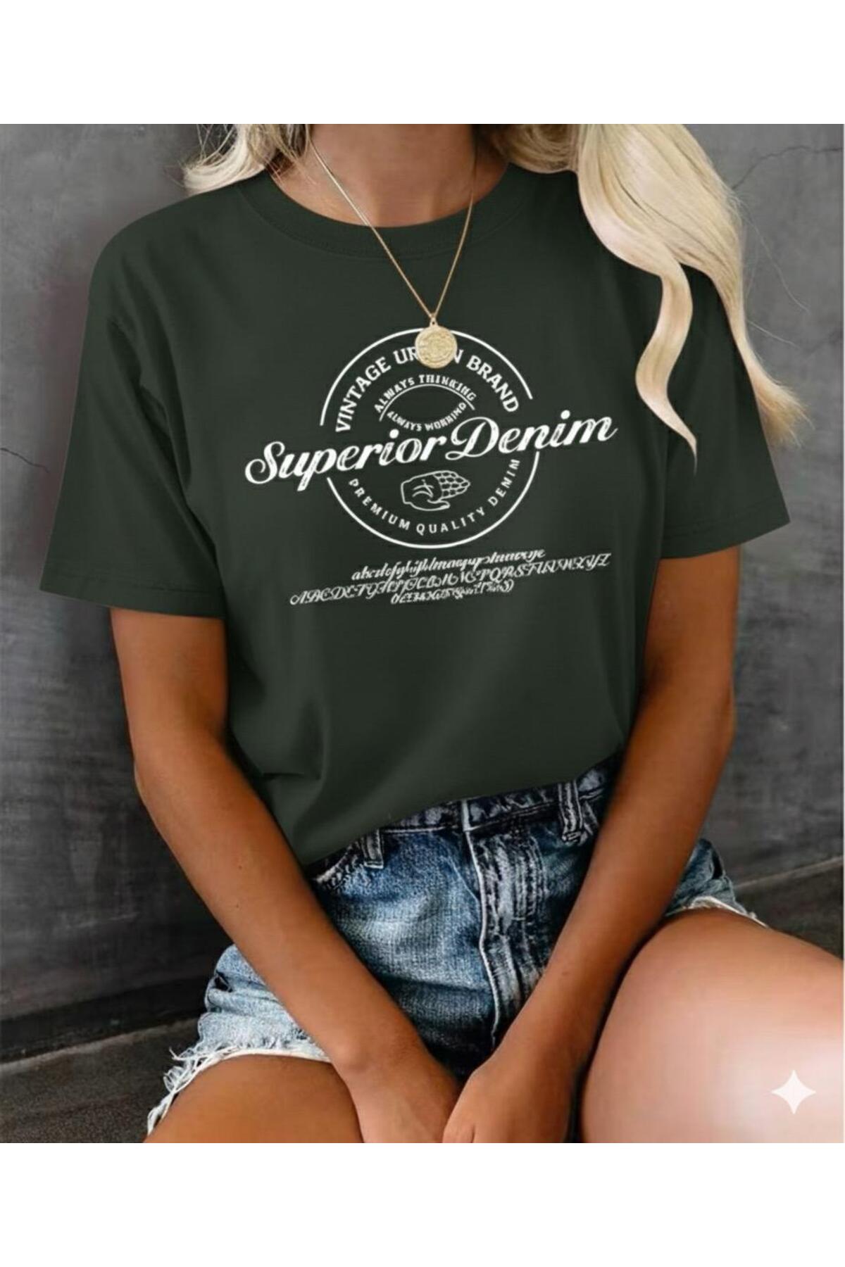 Superior Denim Baskılı T-SHİRT