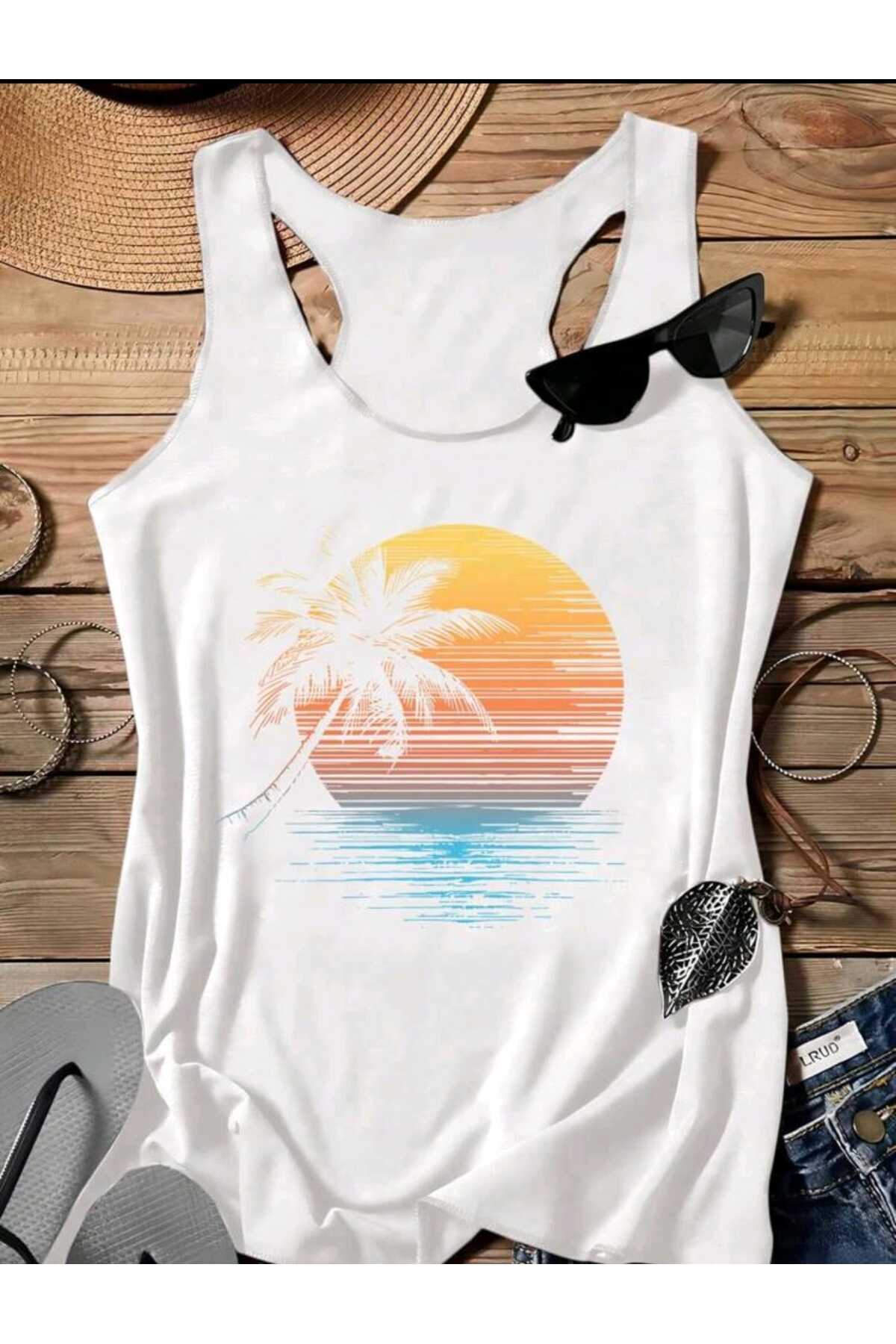 MİX Yüzücü Kadın Atlet Tshirt