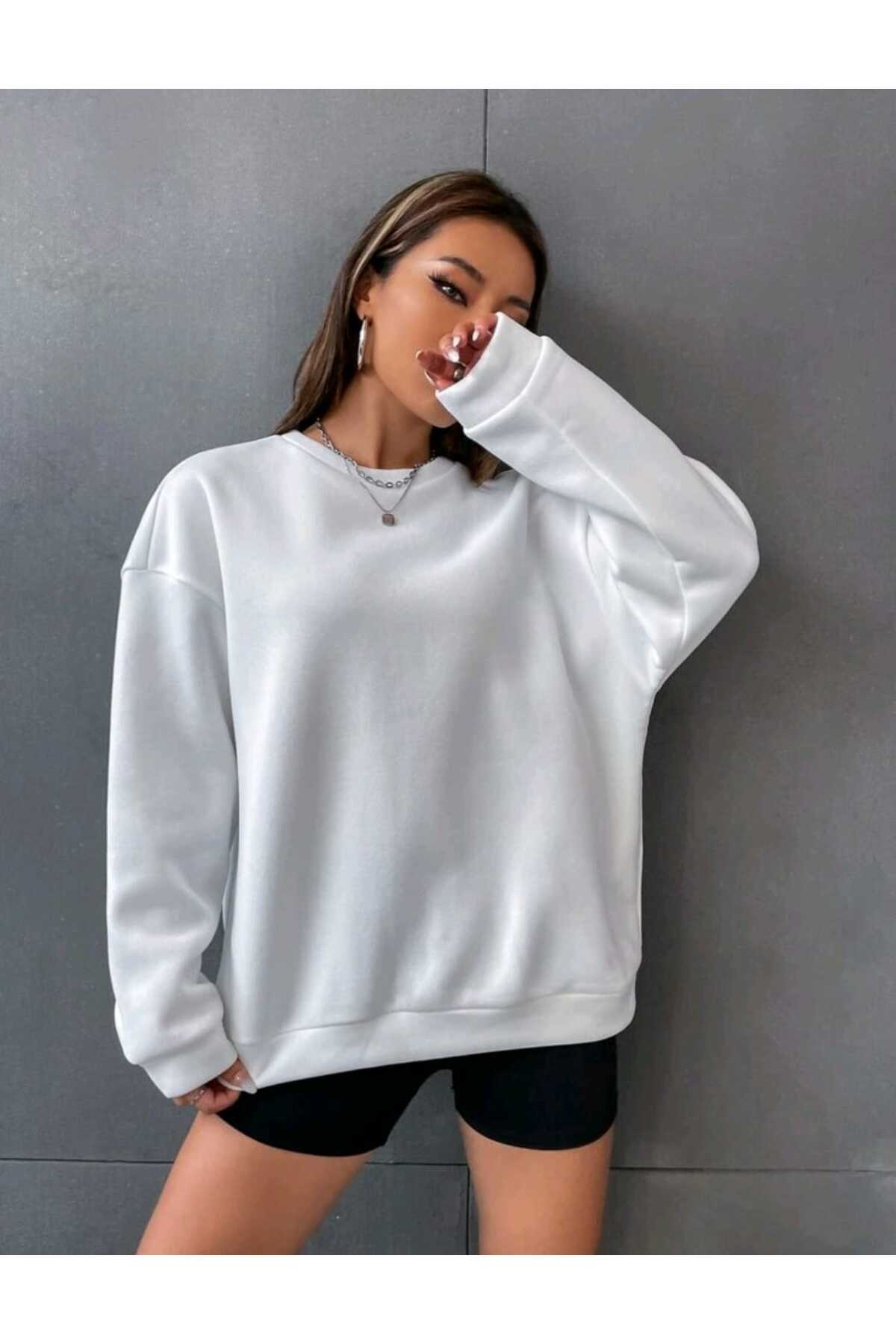 Every Day Brooklyn Baskılı Süper Kalite Bisiklet Yaka Sweatshirt ( Geniş Kalıp )