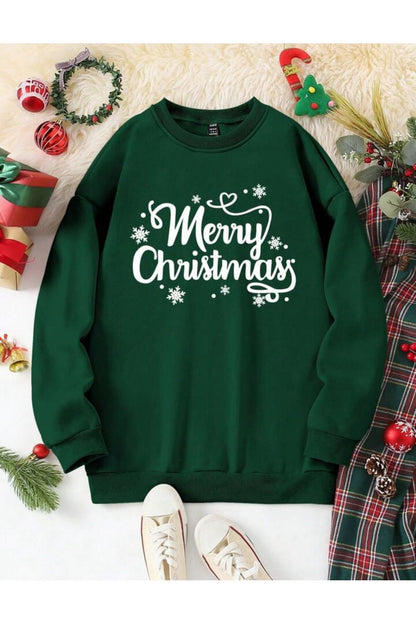 Yılbaşı Özel Seri Unisex Bisiklet Yaka Sweatshirt
