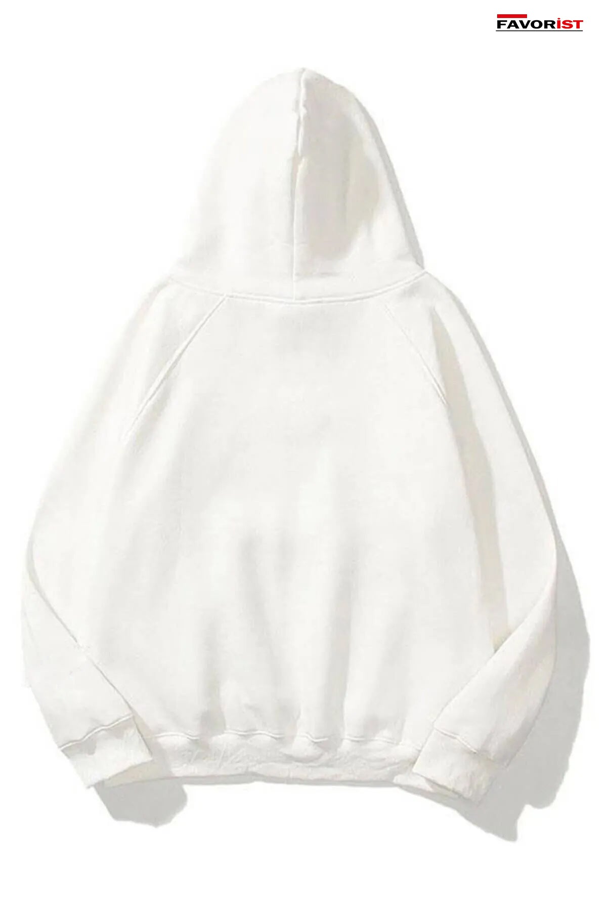 FREEDOM Baskılı Oversize Kapşonlu Sweatshirt