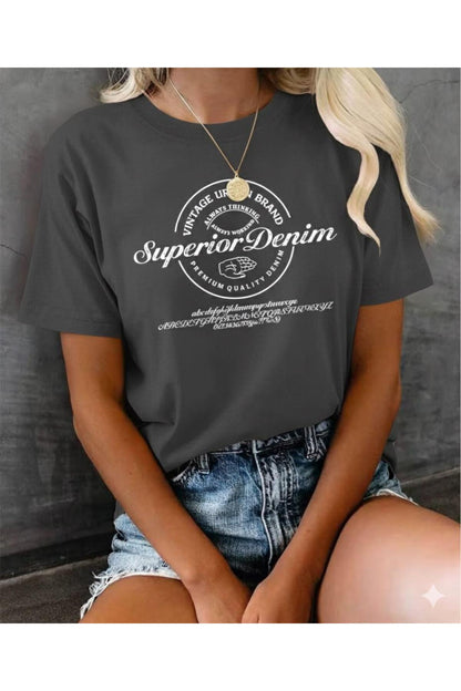 Superior Denim Baskılı T-SHİRT