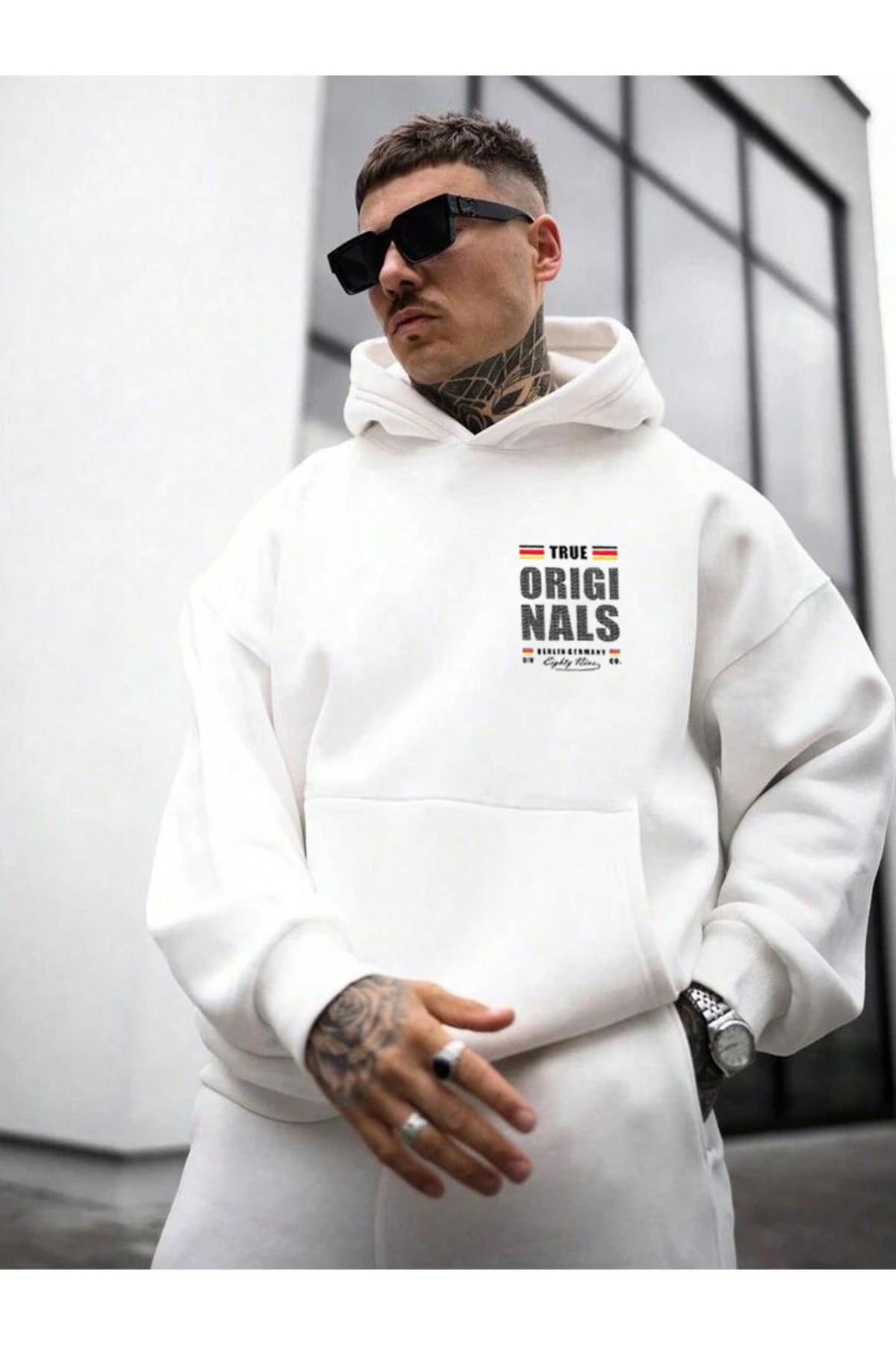 TRUE ORIGINALS HOODIE PAMUKLU KAPÜŞONLU SWEATSHIRT