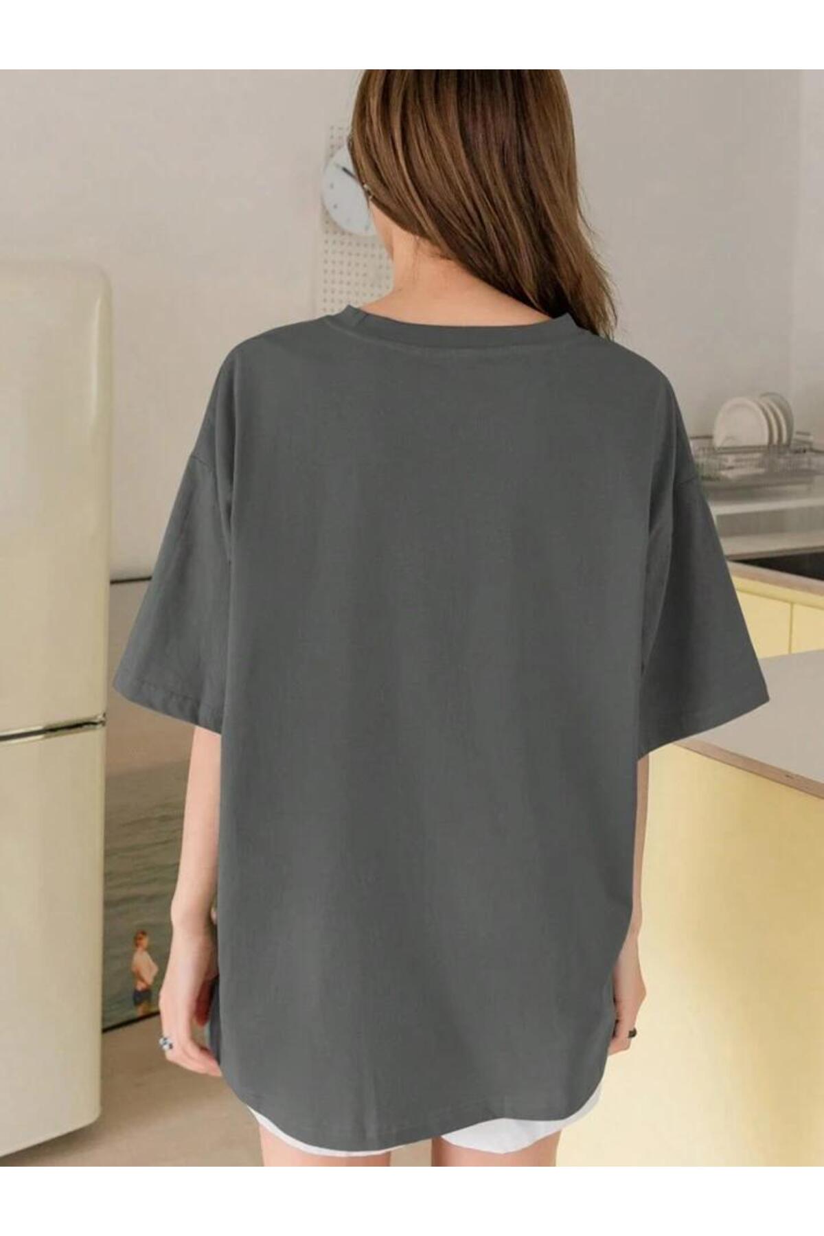 HOLIDAY 1961 Baskılı Pamuklu Kısa Kol (Oversize) Tshirt