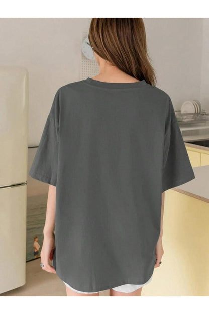 HOLIDAY 1961 Baskılı Pamuklu Kısa Kol (Oversize) Tshirt