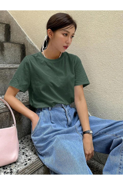 Rahat Kesim  Pamuklu Kısa Kol (Oversize) Tshirt