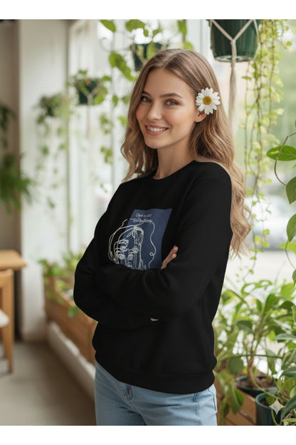 BEAUTY Baskılı Kadın Sweatshirt