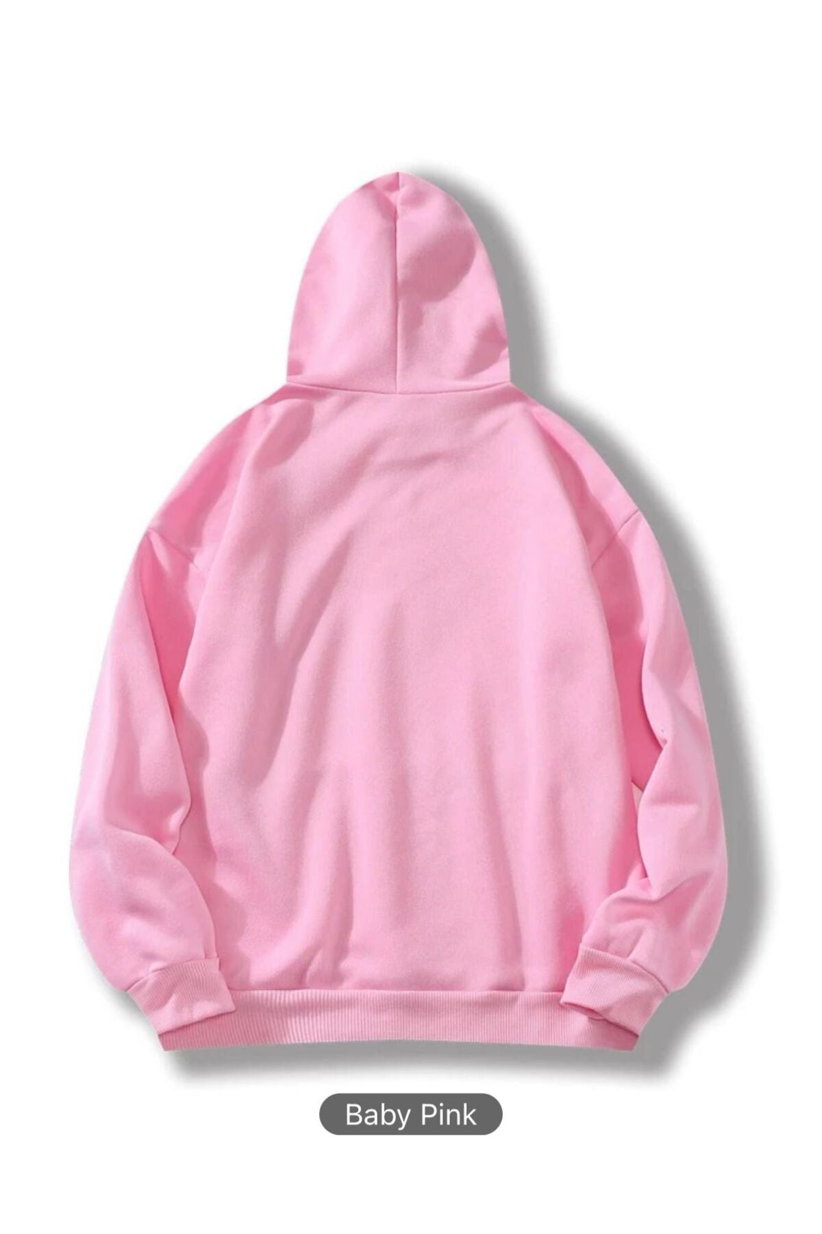 Kapüşonlu Sweatshirt Düz Baskısız ( Soft ) Geniş Kalıp