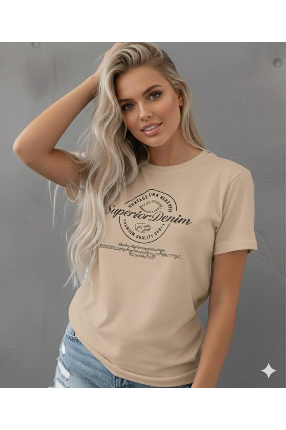 Superior Denim Baskılı T-SHİRT