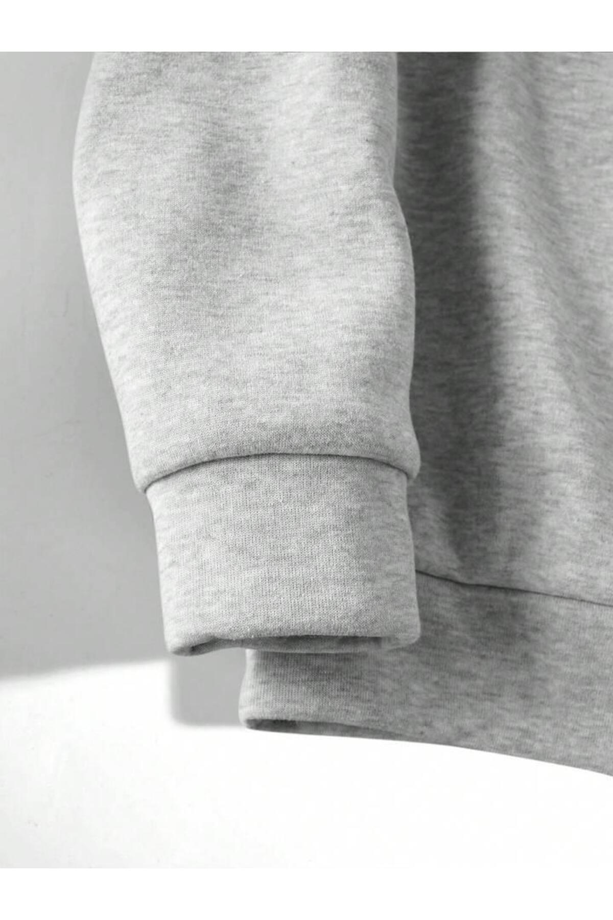 Yılbaşı Çam Ağacı Baskılı Sweatshirt