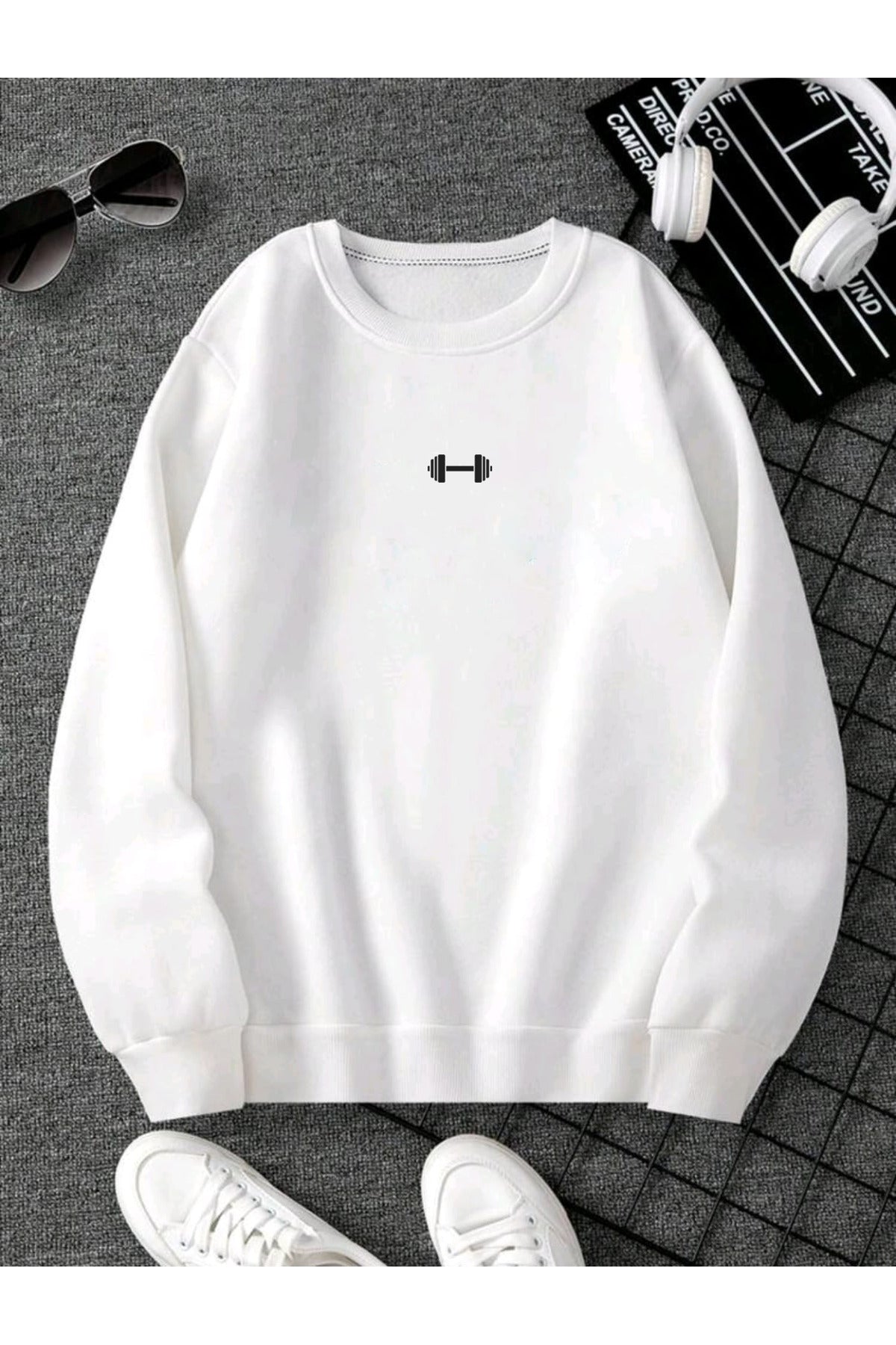 Gym Dumbell Sweatshirt Sport