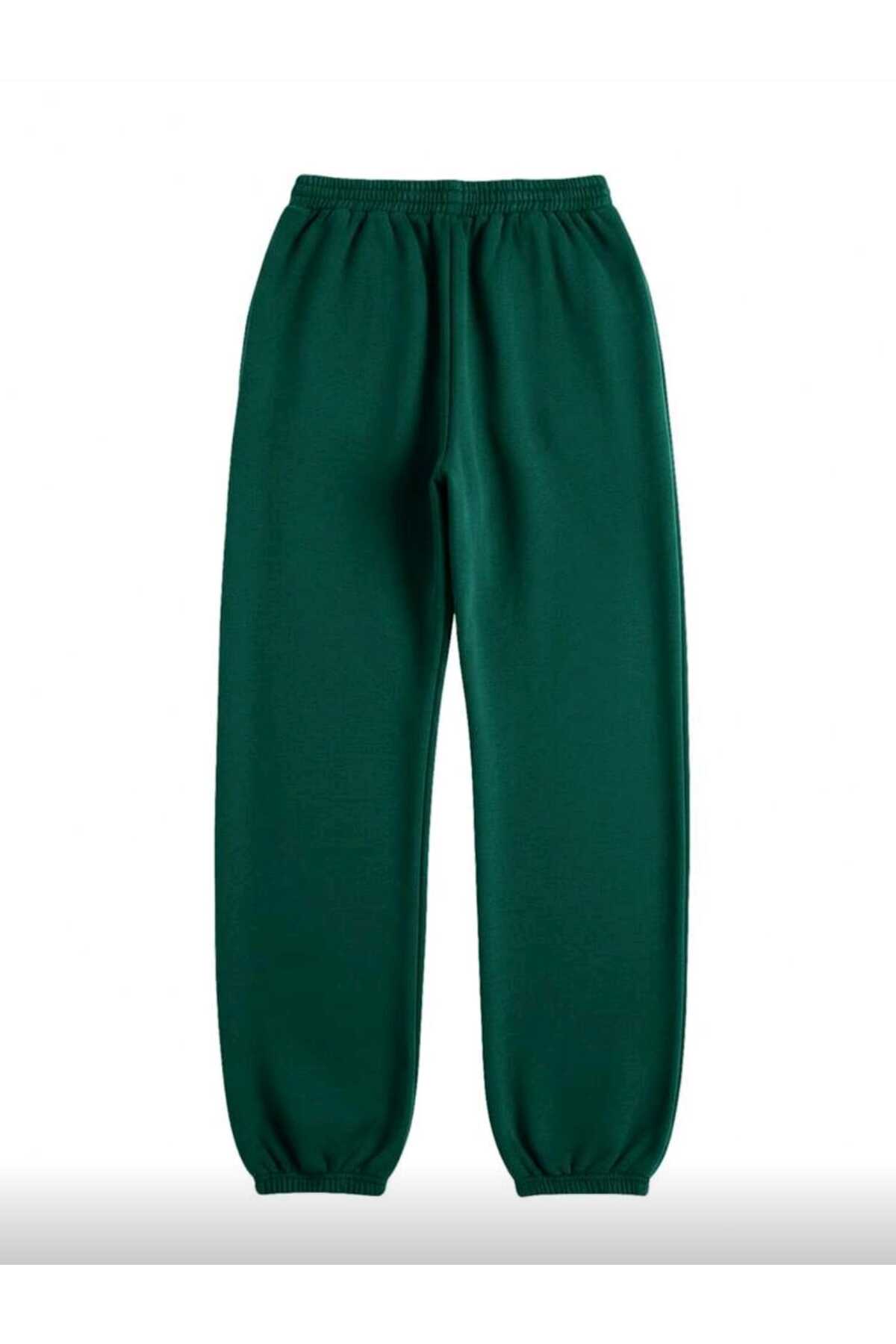 Soft Eşofman Altı Paçası Lastikli Şardonlu Unisex
