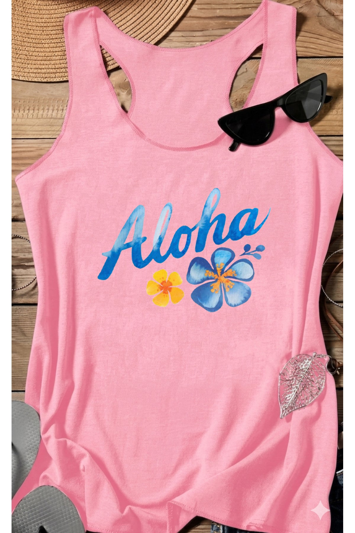 YÜZÜCÜ Model ALOHA Baskılı RELAX Kalıp T-Shirt
