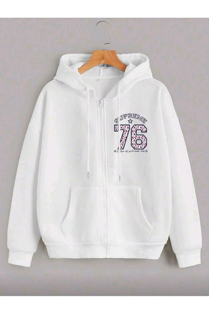 76 Baskılı FERMUARLI HIRKA