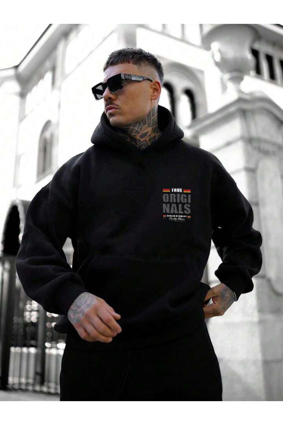 TRUE ORIGINALS HOODIE PAMUKLU KAPÜŞONLU SWEATSHIRT