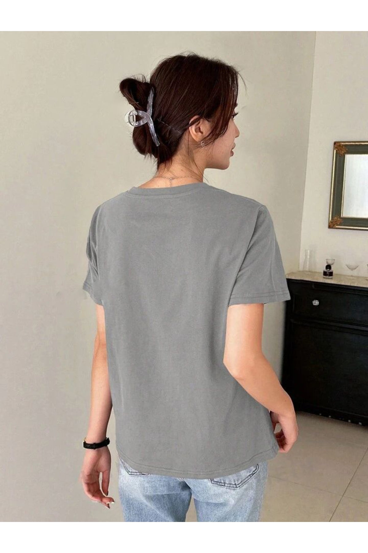 SUNSHINE Baskılı Oversize Tshirt