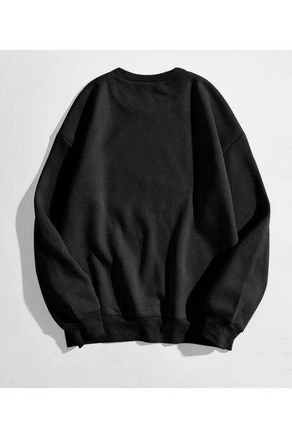 ORLANDO Baskılı Bisiklet Yaka Unisex Sweatshirt