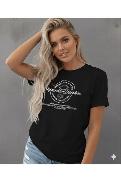 Superior Denim Baskılı T-SHİRT