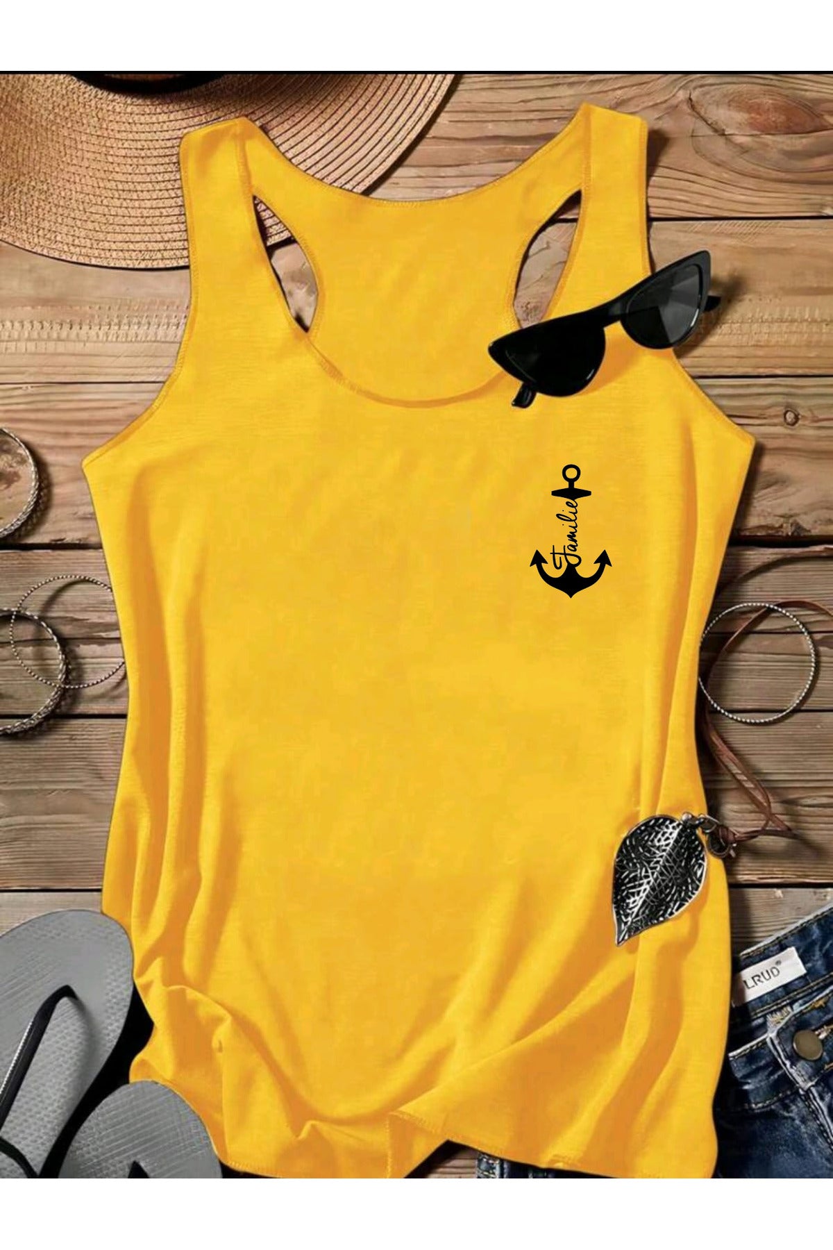FAMİLİE ÇAPA Yüzücü Kadın Atlet Tshirt