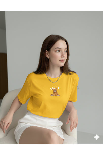 ENJOY Ayıcık Kadın T-Shirt