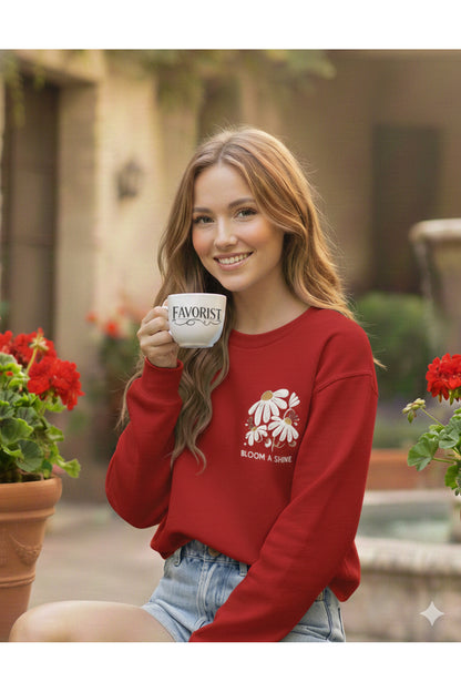 Bloom Shıne Baskılı Sweatshirt
