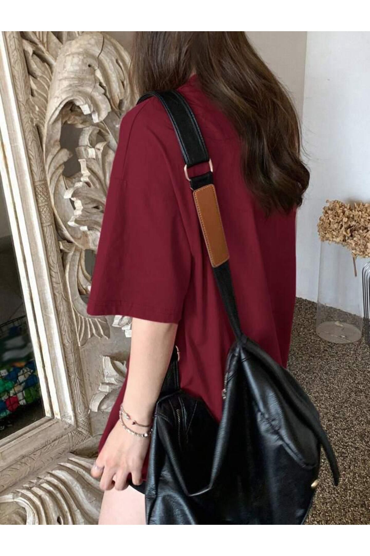 Thousand Baskılı Pamuklu Kısa Kol (Oversize) Tshirt