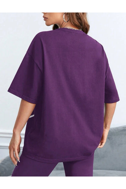 Los Angeles 23 Baskılı Unisex ( Geniş Kalıp ) Oversize T-SHİRT