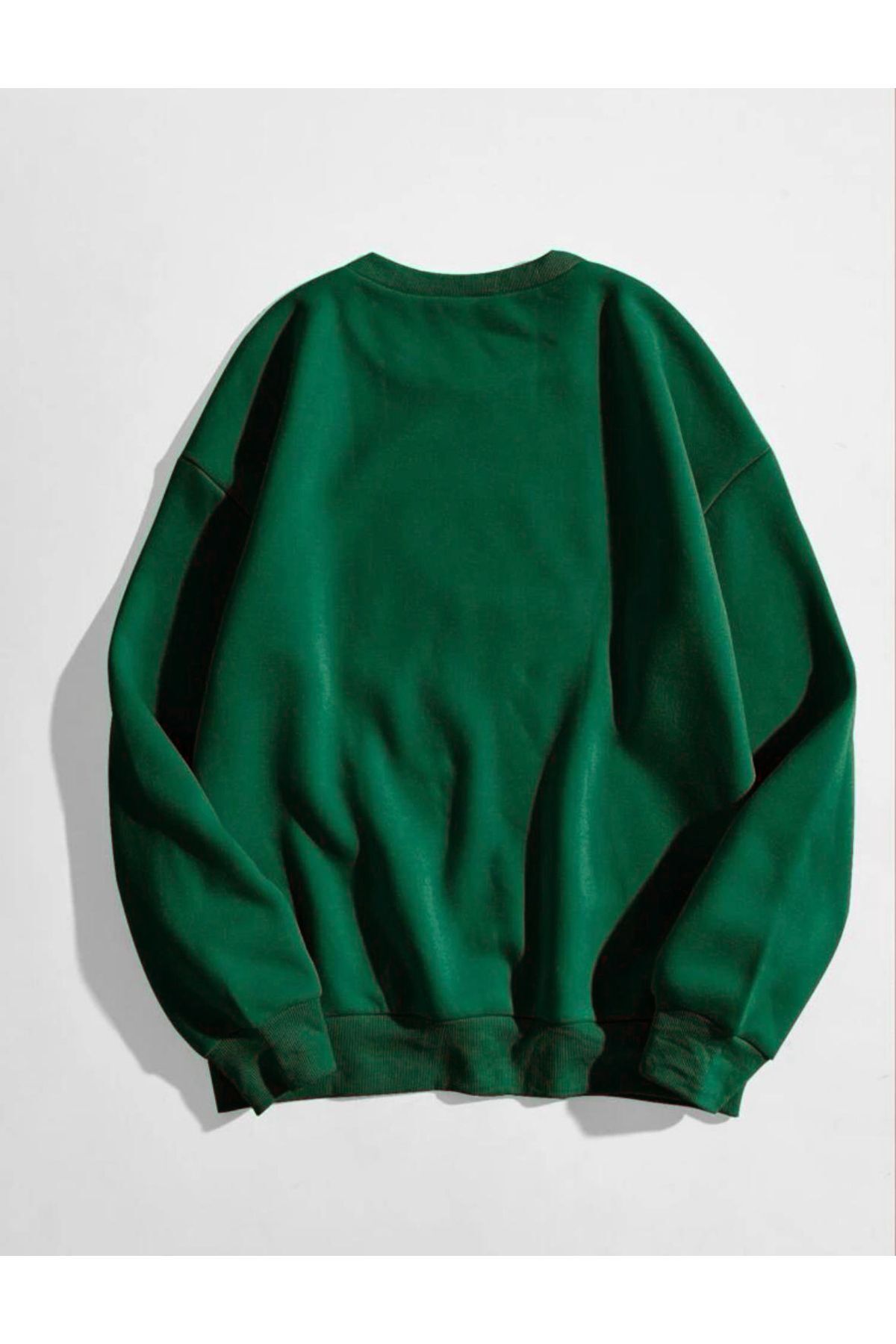 Embrace Kelebek Baskılı Bisiklet Yaka Sweatshirt