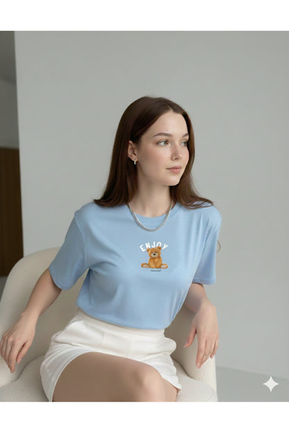 ENJOY Ayıcık Kadın T-Shirt
