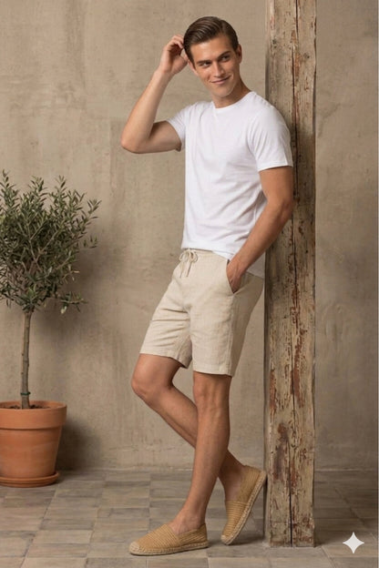 Erkek Slim Fit Dar Kesim Bisiklet Yaka %100 Pamuk Kısa Kollu Tişört (PENYE)