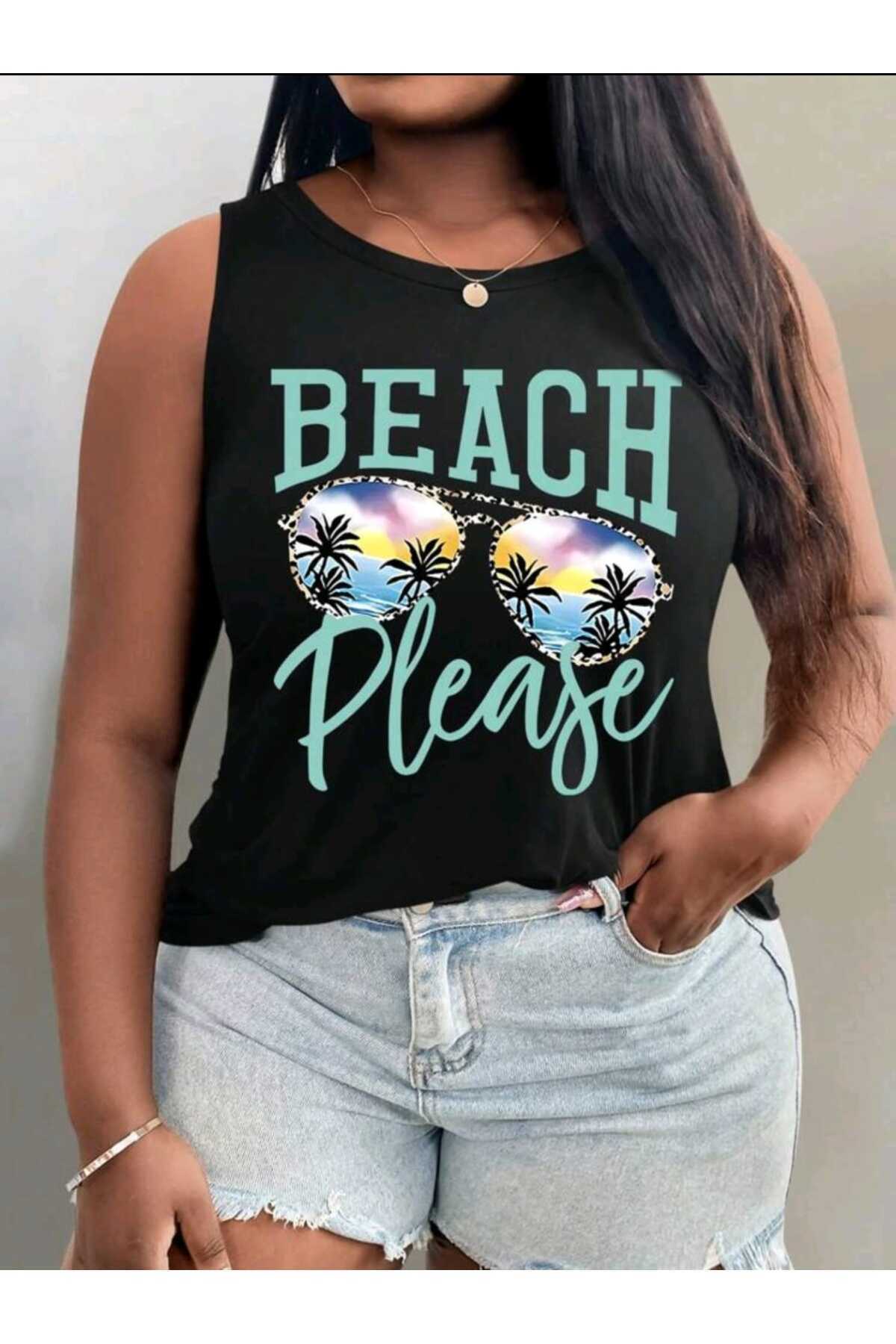 Omuzu Açık MİX Kadın Pamuklu Kolsuz Yazlık T-shirt Atlet