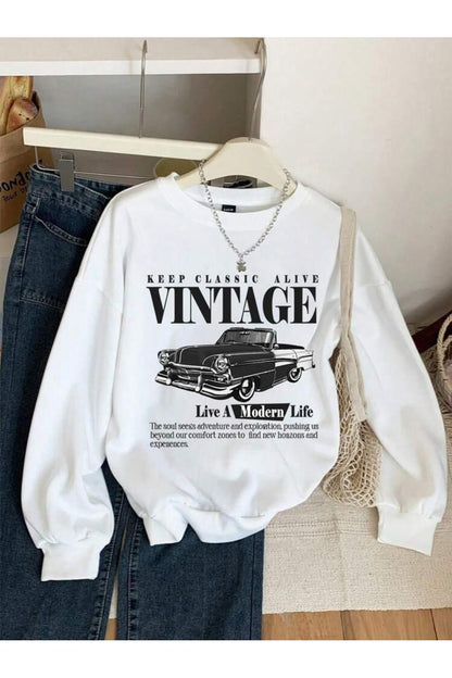 KEEP CLASSIC ALIVE SWEATSHİRT