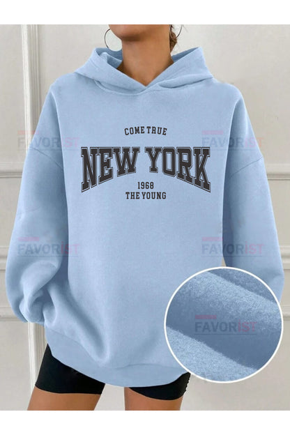Oversize Kapüşonlu (COME TRUE NEW YORK) Sweatshirt