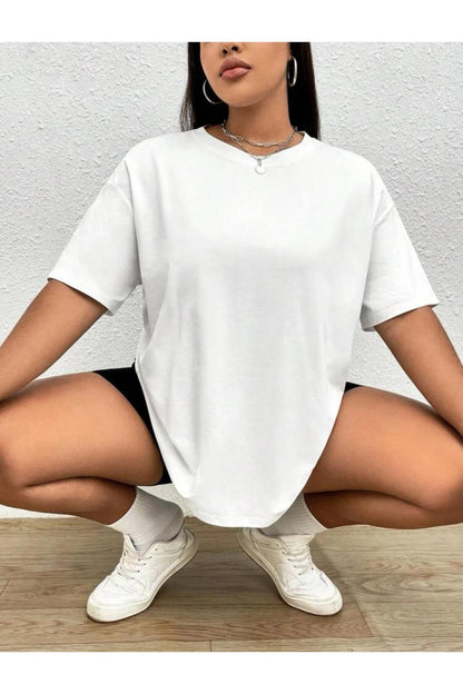 Büyük Beden Geniş Kalıp  Tshirt Serisi ( OVERSİZE-CURVE )Unisex