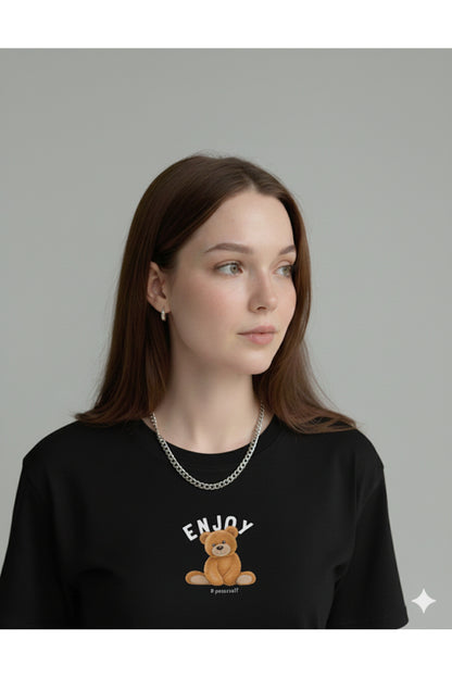 ENJOY Ayıcık Kadın T-Shirt