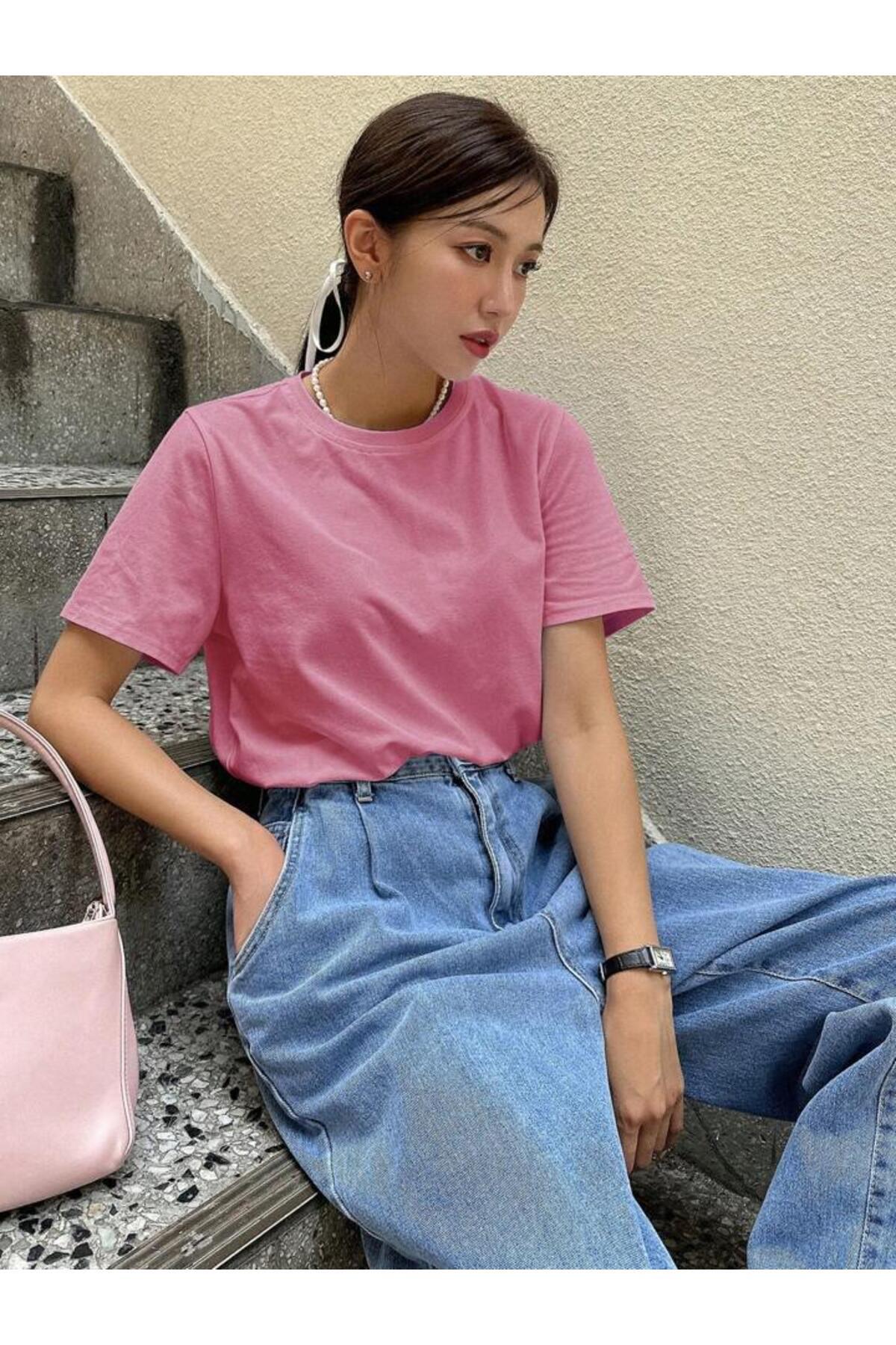 Rahat Kesim  Pamuklu Kısa Kol (Oversize) Tshirt