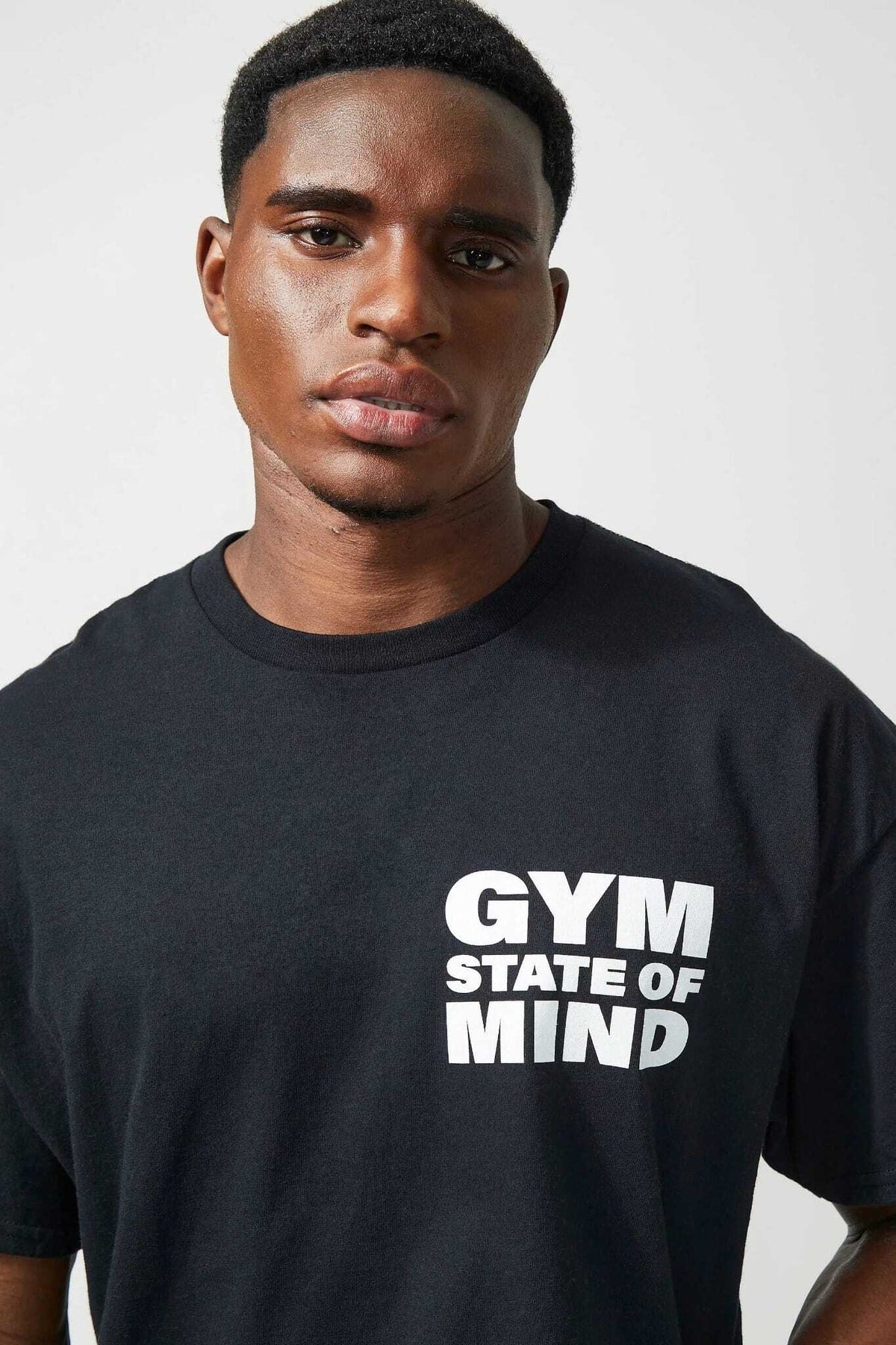 Gym State Of Mınd Unisex Bisiklet Yaka Spor Tshirt