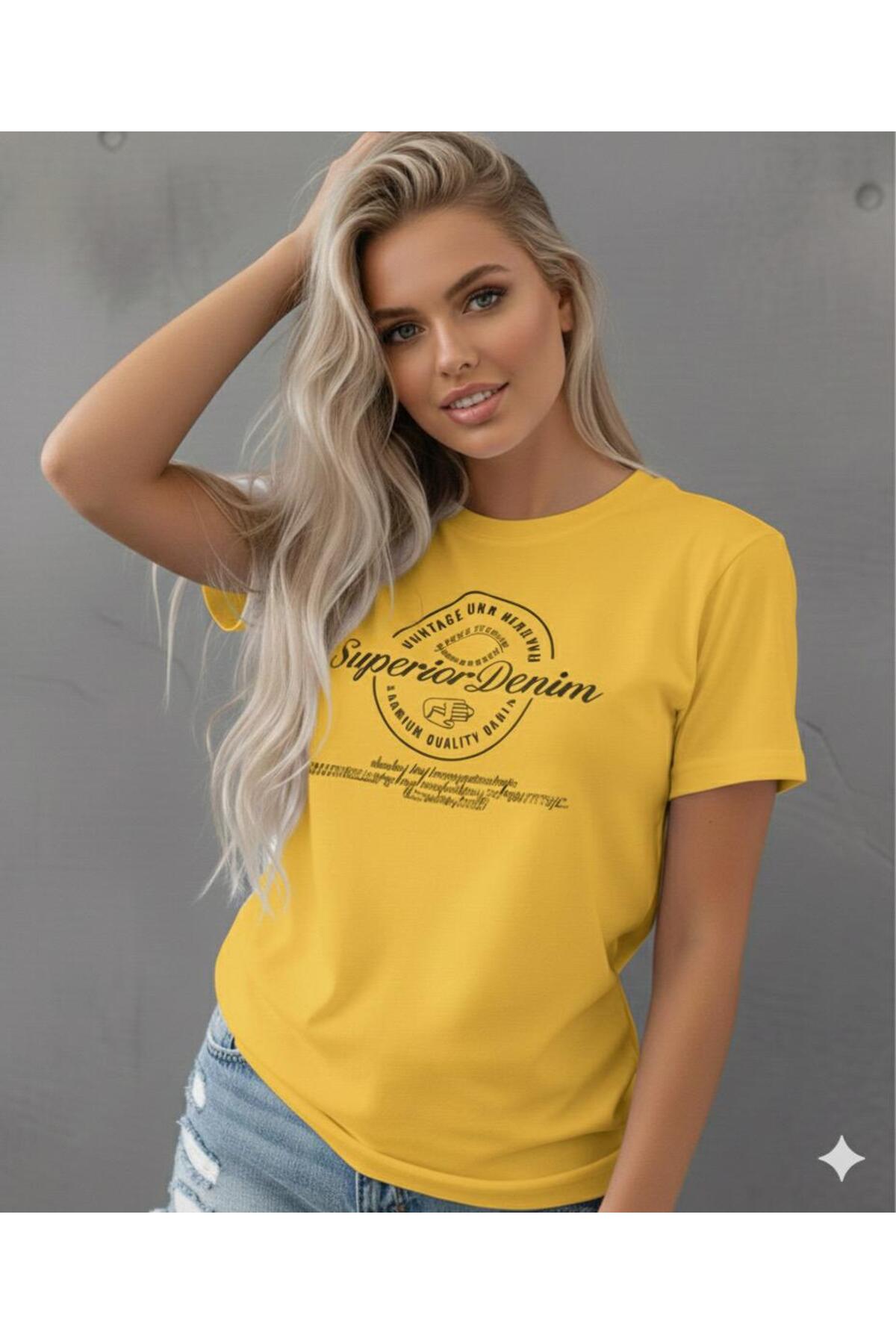 Superior Denim Baskılı T-SHİRT