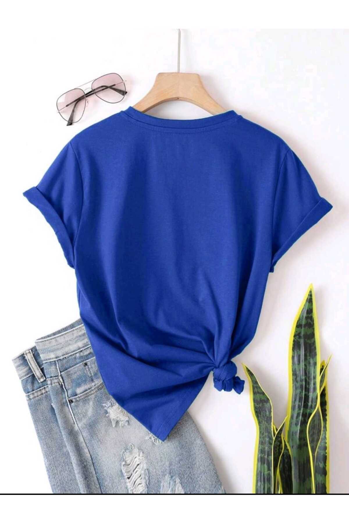 BLOOM SHINE Baskılı UNISEX YAZLIK Pamuklu Kısa Kol Tshirt